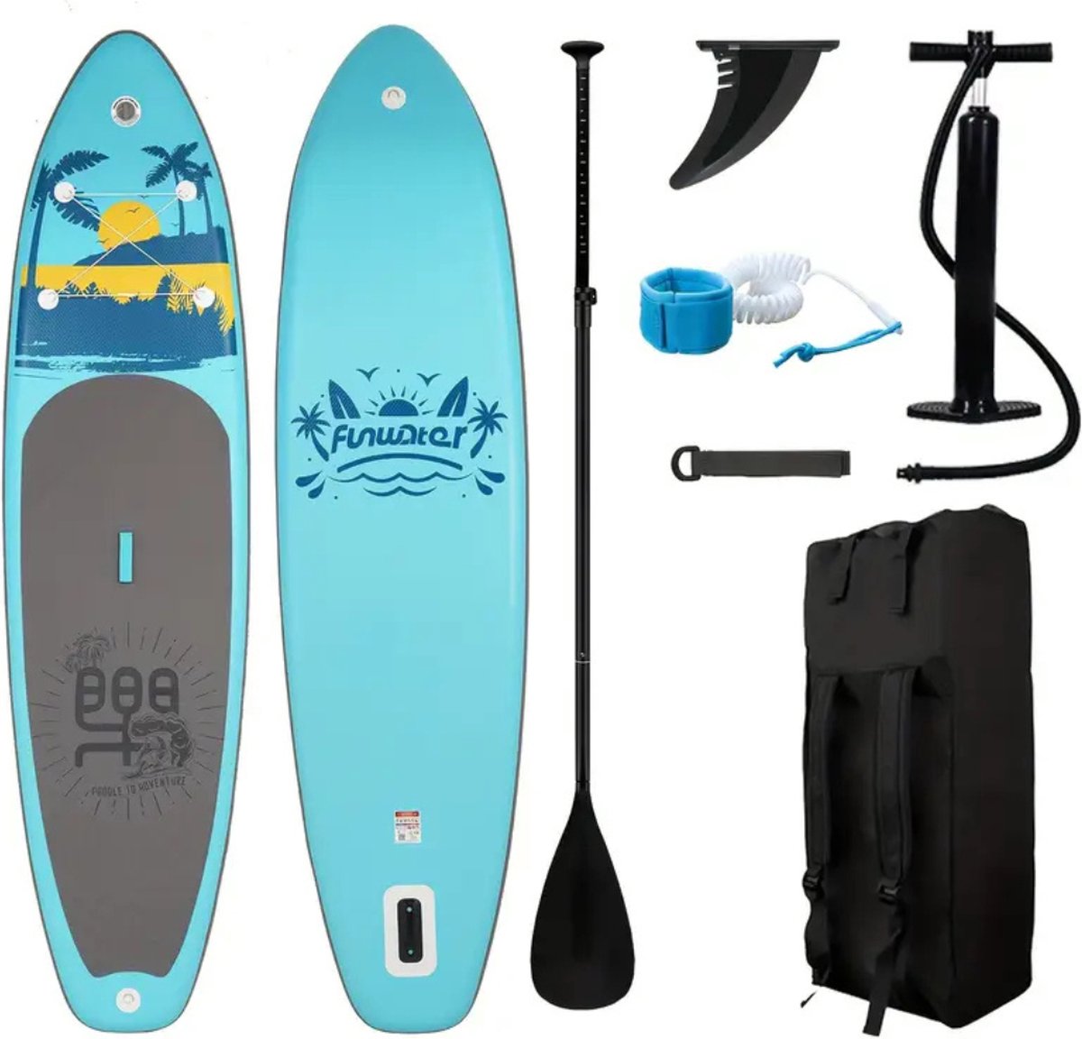 Livano Sup Board - Opblaasbaar - Supboard - Sup Boards - Paddle - Kayak - Blauw - 335cm