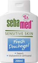 Sebamed Fresh Douchegel - Zeepvrij - Vitaliserend en verfrissend - Met aminozuren en allantoïne - Beschermt tegen uitdroging - Douchemiddel - 200 ml