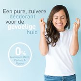 Deoleen 0% Aluminium - Deodorant Sensitive Roller - 24 uur effectieve bescherming - 0% parfum & 0% alcohol - Dermatologisch getest - Anti-witte strepen - 50 ml