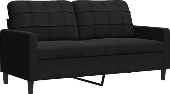vidaXL Tuinbank 2-zits met kussens 120 cm kunststof antraciet