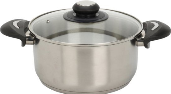 FLORINA Roestvrijstalen Pan (2,5 l) I 18 cm Diameter I