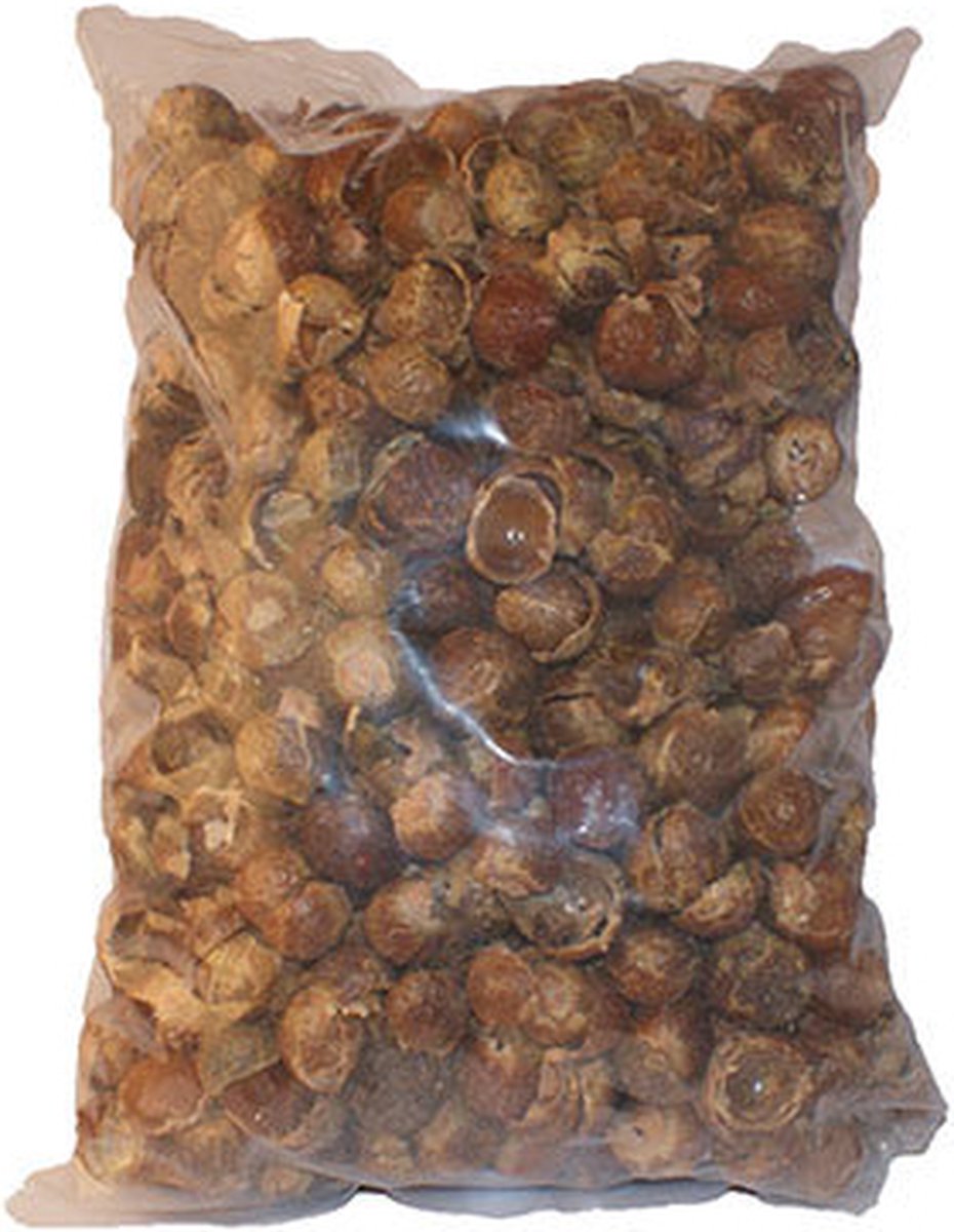 Indiase Wasnoten Sapindus Mukorossi 1 kg met zakje