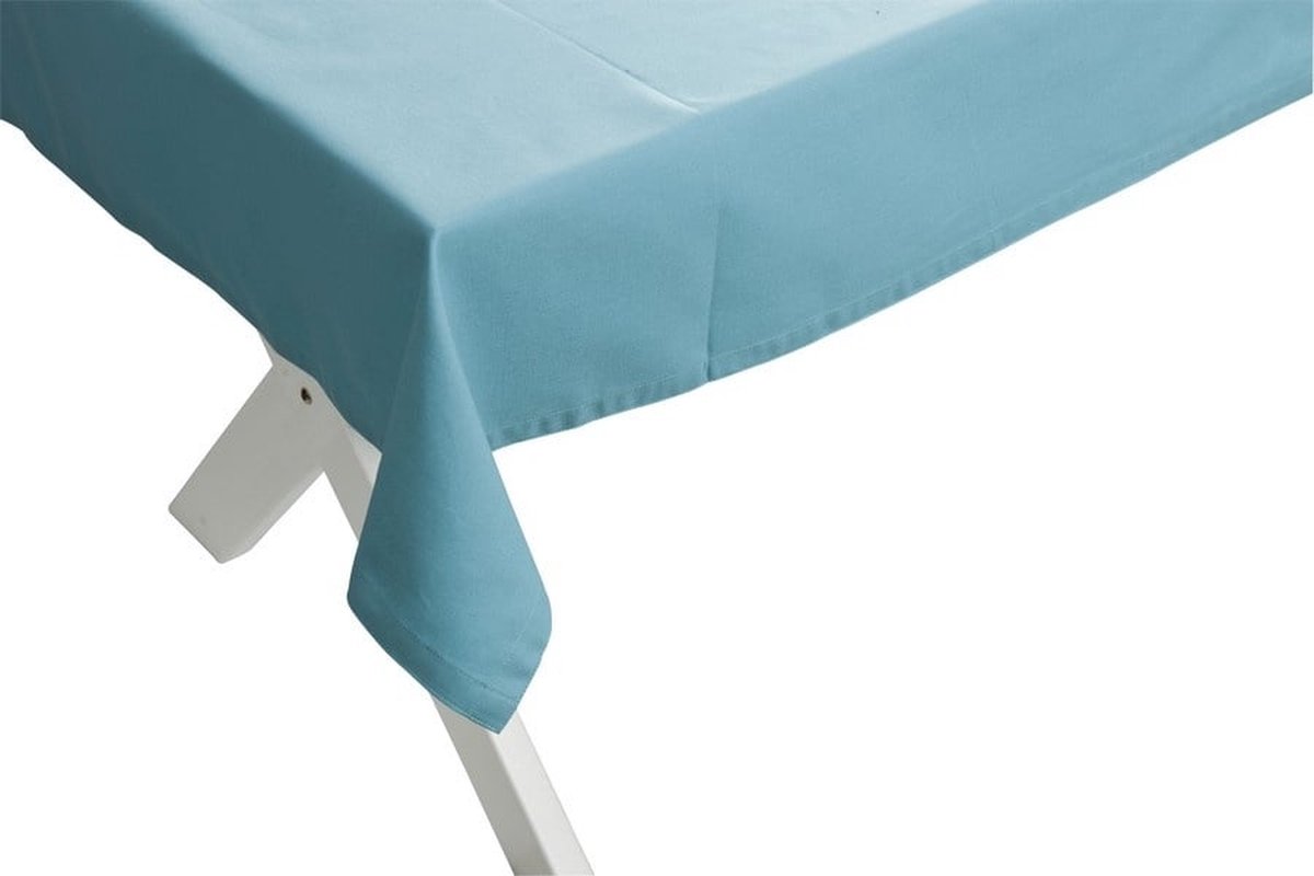 Sollana Tafelkleed Textiel licht blauw 140x220cm