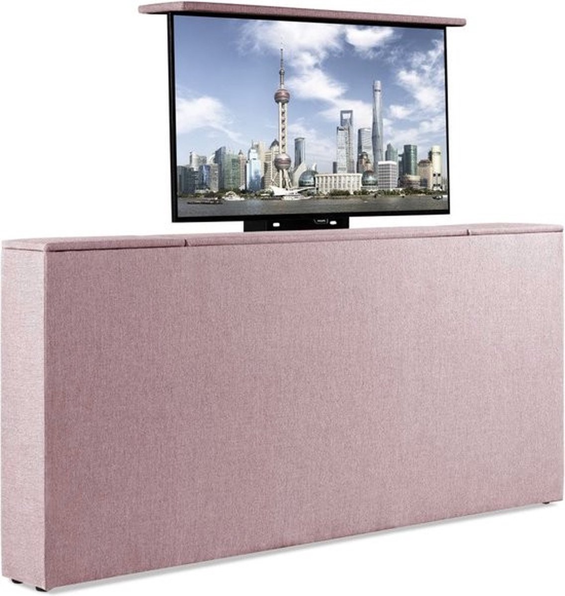 Bedonderdeel - Sweet Sleep TV-Lift meubel Voetbord - Max. 43 inch TV - 140 breed x85x21 - Roze