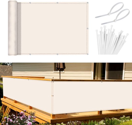 Balkonscherm riet ca. 90x300 cm aanbieding bij GAMMA