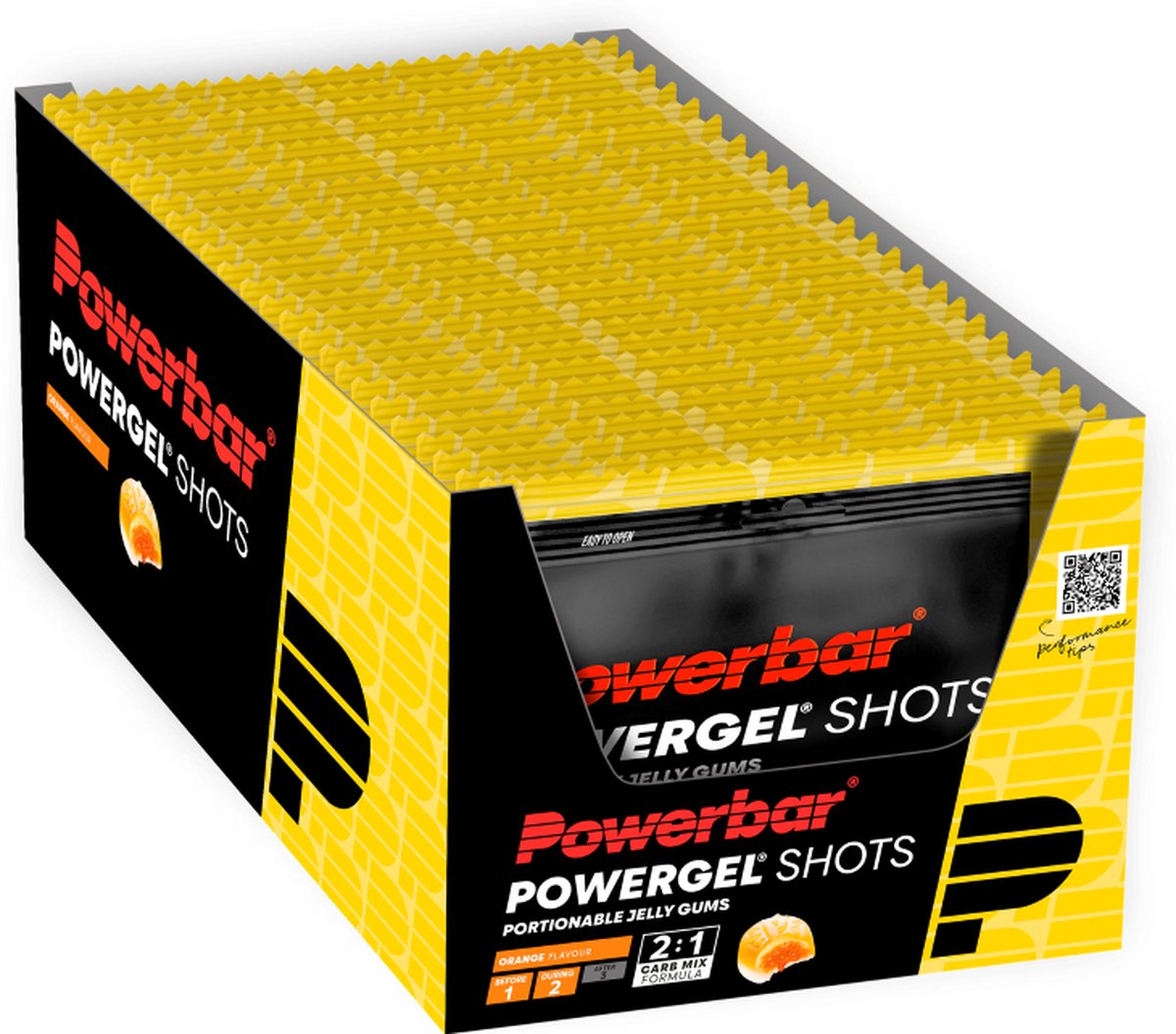 Goedkoopste Powerbar Energiegels | Powergel Shots | Orange 24x60 g