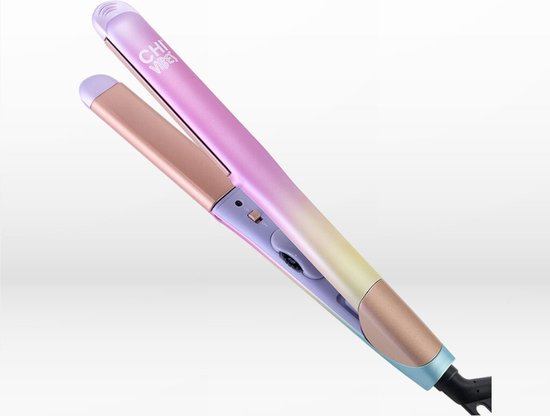 CHI - Stijltang - Vibes On The Edge - Curved Edge Hairstyling Iron 1" - Krultang met gebogen platen
