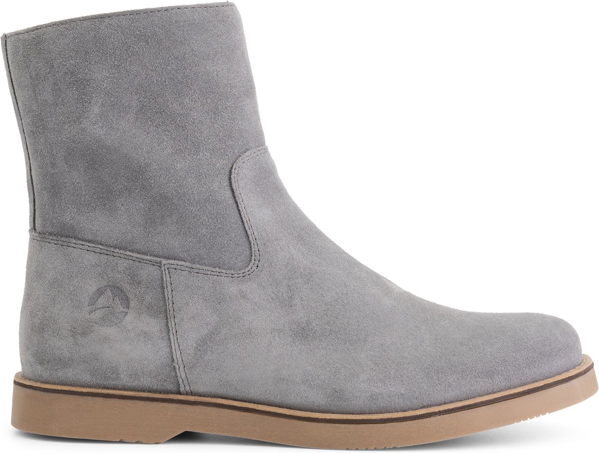 Travelin' Vivienne Dames - Enkellaarsjes - Suede - Grijs
