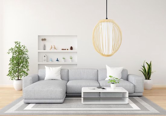 Lampe suspendue Toolight App1634-1Cp Marron 25X23X25Cm