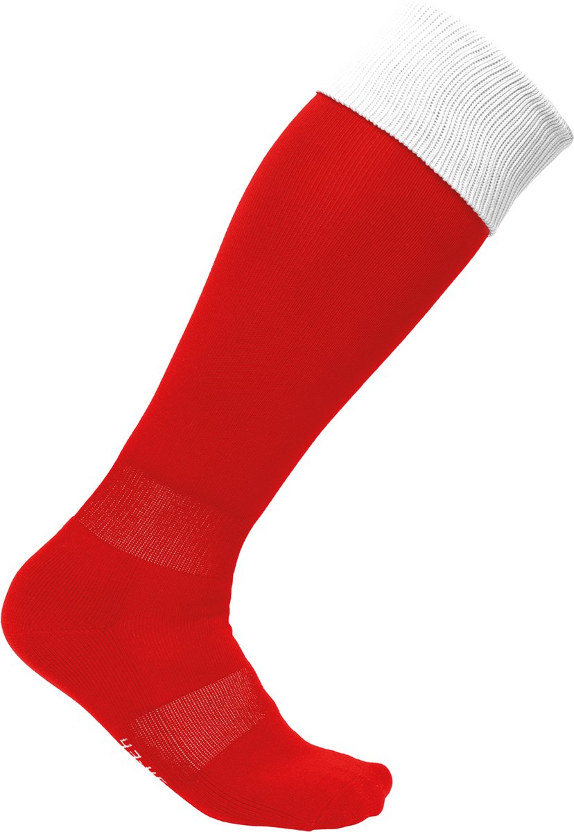 PROACT® Tweekleurige sportsokken PA0300 - Sporty Red / White - 39/42 EU