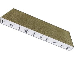 Bubimex - kartonnen krabplank voor katten - met catnip - Kattenspeeltje