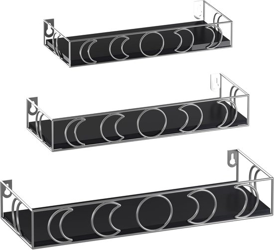Fire Escape Wandrek, zwart metaal, hangrek met ladder voor