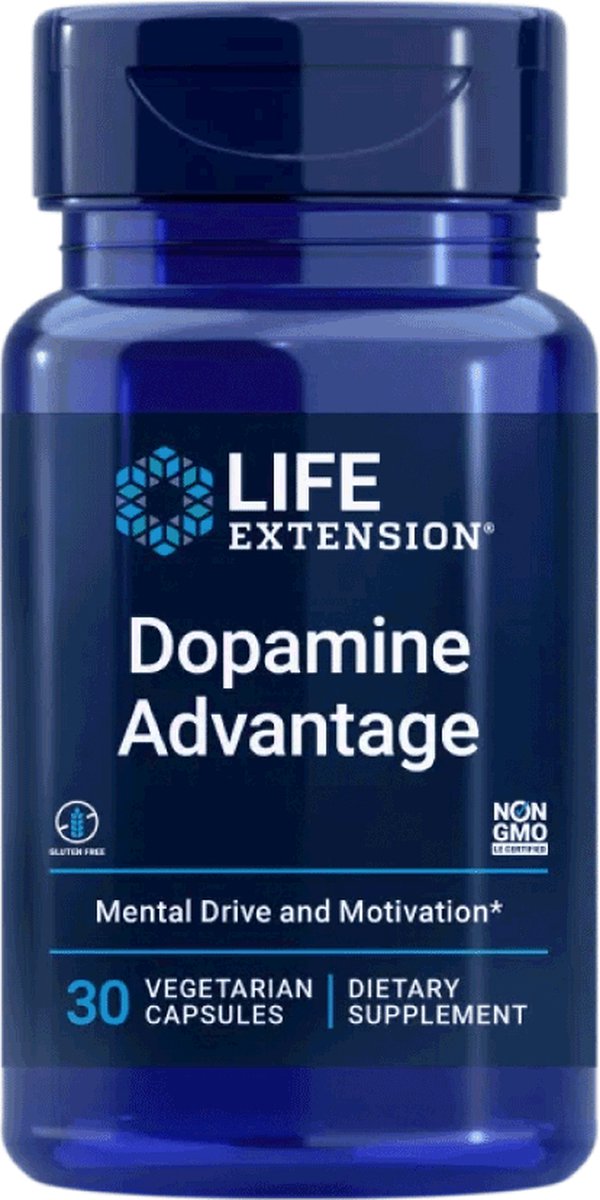Life Extension - Dopamine Advantage - 30 capsules - Bioactieve vorm van Vitamine B12 - Samenwerking tussen Botanisch Extract Phellodendron (Bastpoeder) - Voedingssupplementen
