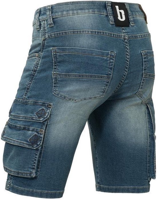 Pantalon de travail court denim stretch Ralph Brams Paris