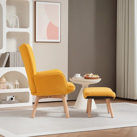 Fauteuil - Fauteuil relax - Fauteuil relax - Chaise - Pour une personne - Oranje