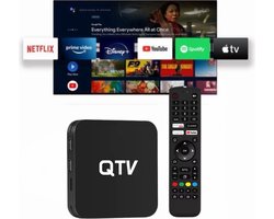Android TV Box 4K 16gb Chromecast Streaming Box met WiFi Bluetooth Incl. Google assistant