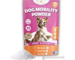 K9 Laboratories - Dog mobility - 100% puur - voor Honden - Supplementen hond, Artrose, Glucosamine. Chondroitine, MSM, Groenlipmossel - Super geconcentreerd