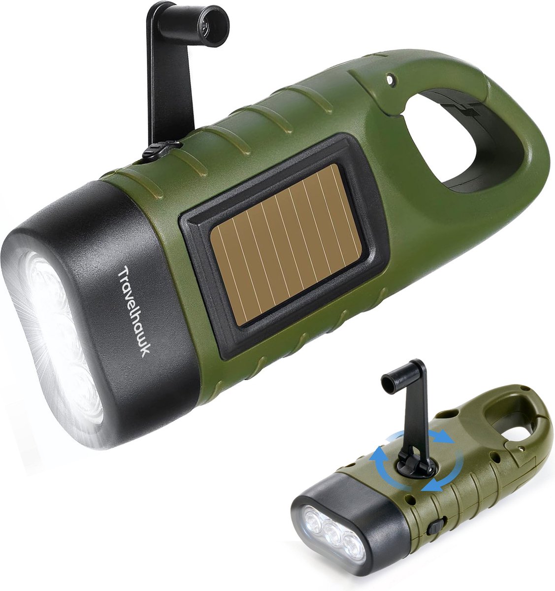 3 Pièces Lampe De Poche à Manivelle : Lampe De Poche LED Torche Torche Dynamo Rechargeable Portable Plein Air Camping Camping Poches Pour Téléphones Portables D'urgence Mini, Couleur Aléatoire