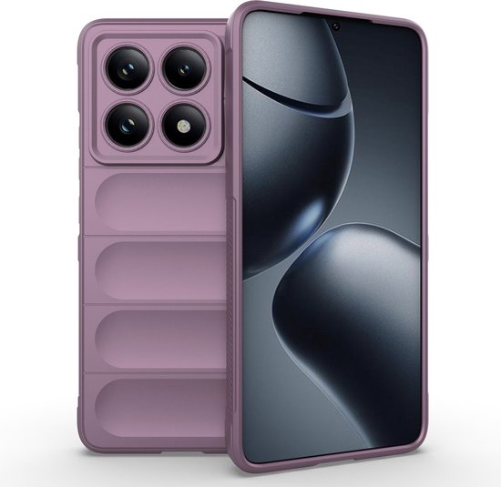 Coverup Case - Convient pour Xiaomi Redmi Note 14 Pro 5G / Poco X7 Case - Coverup Hands-On Rugged Back Cover - Violet