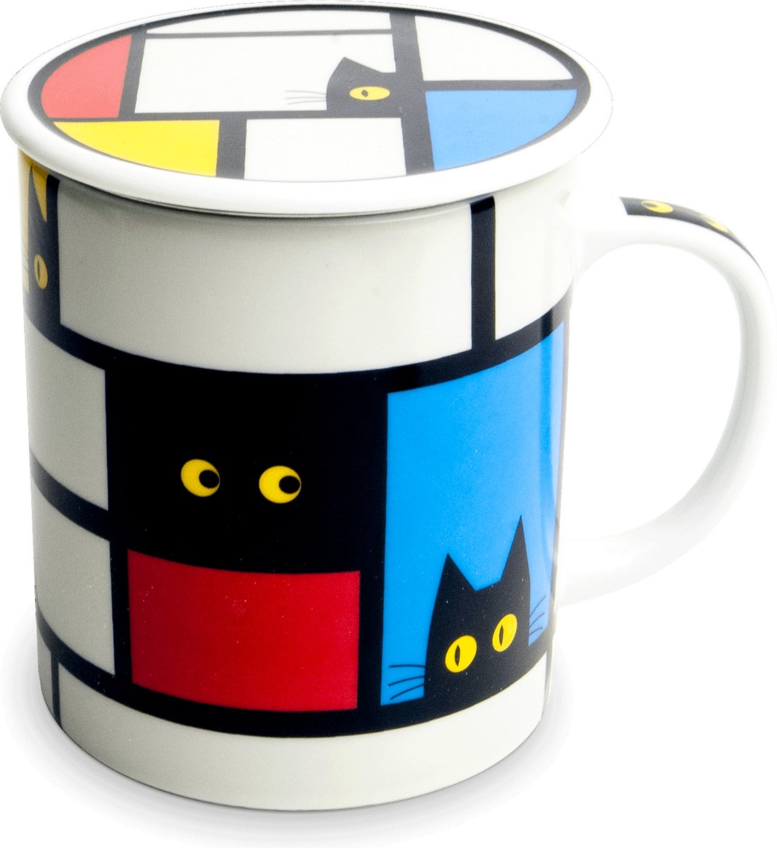 THEEBEKER MET FILTER KAT - 300 ml - CADEAUVERPAKKING