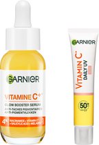 Garnier SkinActive Vitamine C* Anti-Pigmentvlekken Serum - 30ml + Garnier SkinActive Vitamine C* Glowy UV fluid met SPF50+ tegen pigmentvlekken -40ml
