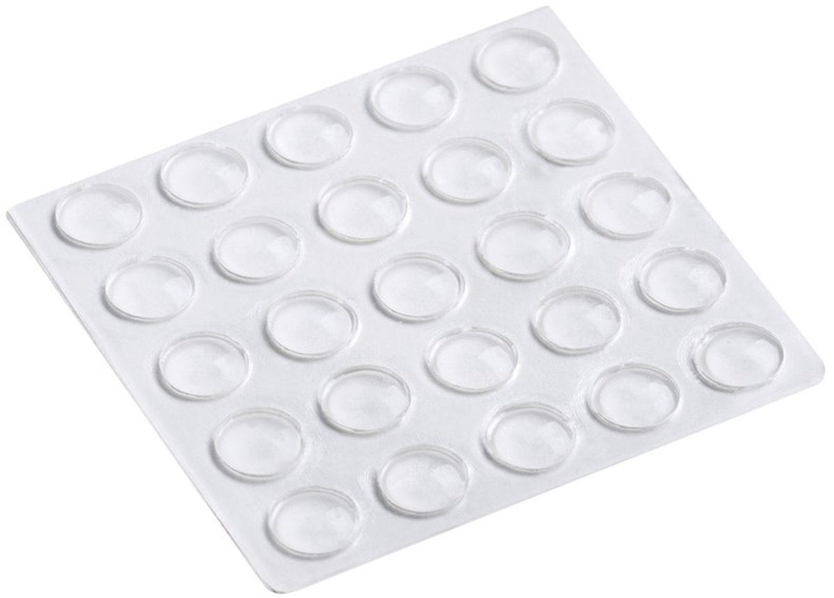 Metafranc - Zelfklevende beschermbuffers - 8mm - 50stuks - Transparant