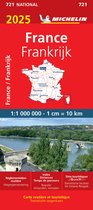 Nationale kaarten Michelin - MICHELIN WEGENKAART 721 FRANKRIJK 2025