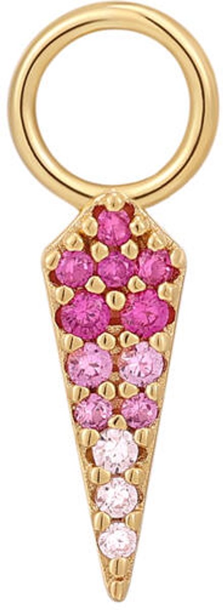 Ania Haie AH EC048-09G Pop Charms Dames Hanger - Fantasie - Sieraad - Zilver - Goudkleurig - 925 Zilver - 4 mm breed - 1 cm lang
