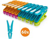 Épingles à linge LaundrySpecialist soft Grip - 60 pièces - extra longues et robustes