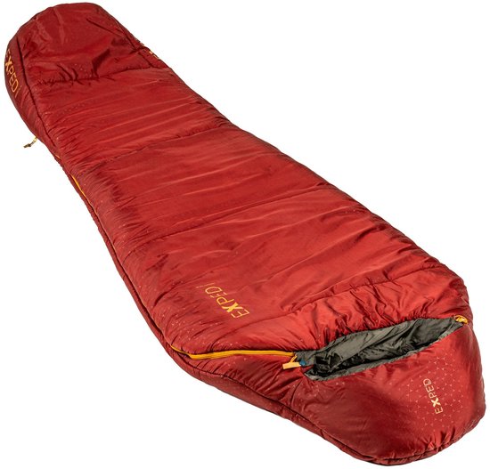 Exped Deepsleep (-5°C) - LW - Slaapzak Mummymodel - Burgundy rood / Moraine bruin van Exped — afbeelding 3