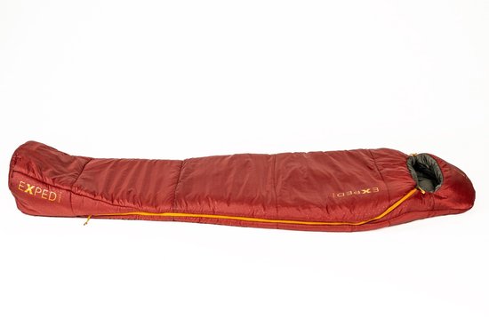 Exped Deepsleep (-5°C) - LW - Slaapzak Mummymodel - Burgundy rood / Moraine bruin van Exped — afbeelding 5