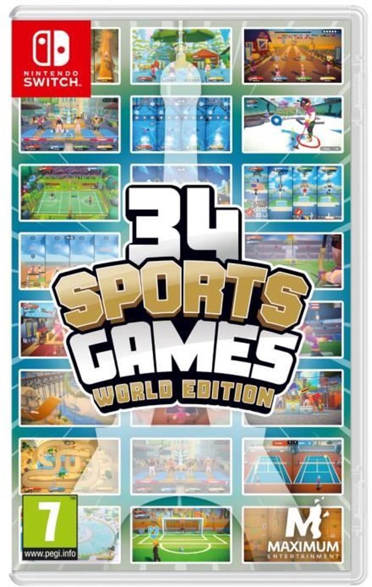 Nintendo Games Switch 34 Sports Games - World Edition Transparant