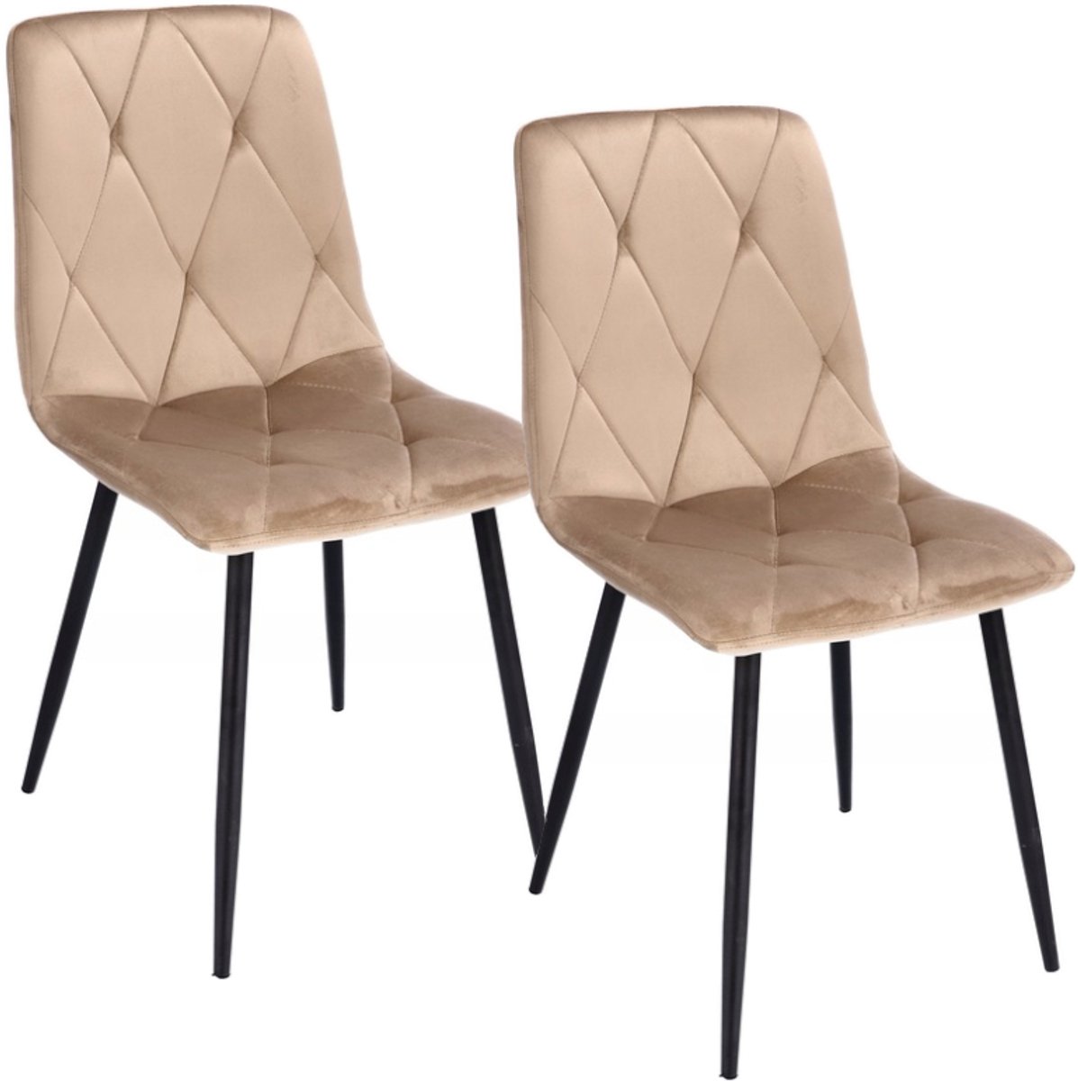 2 x Stoel PIADO beige (set poten + schroeven)