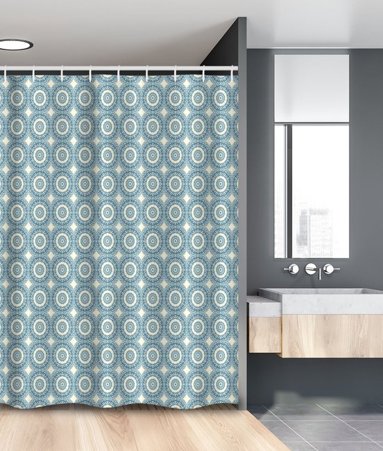 Sealskin Douchegordijn Madeira 120x200 cm zandkleurig