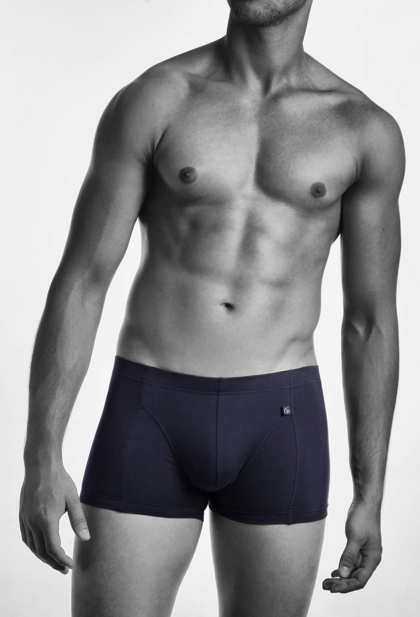Claesens boxershort de luxe pima katoen navy
