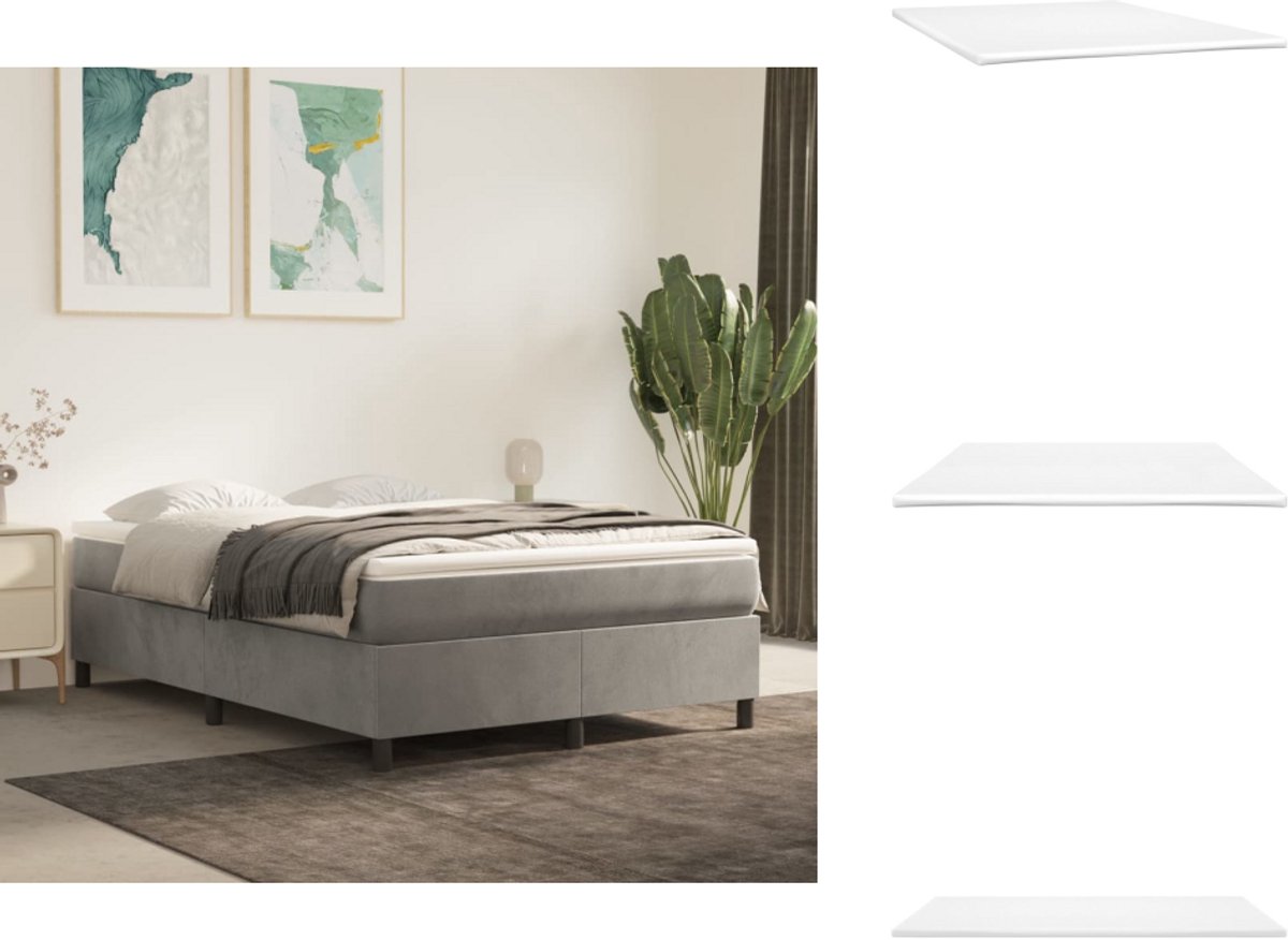 vidaXL Dekmatras - Dekmatrassen - Matras - Topmatras - Dekmatras 140x190x5 cm