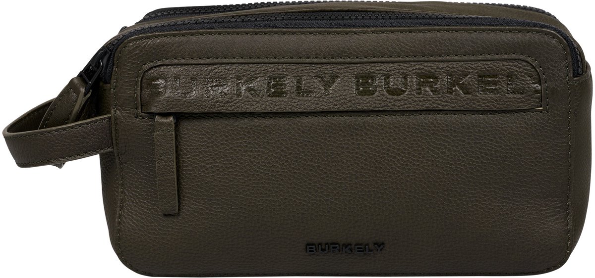 Burkely Minimal Mason Toiletry Bag - Toilettas - Volwassenen - Groen