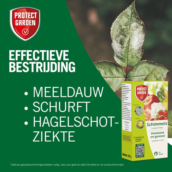 Protect Garden Curalia Protect, 200g - Schimmels Bestrijden - Spuitzwavel - Voor Sierplanten en Fruit - Concentraat voor 50 L Spray - Natuurlijk Schimmel Bestrijdingsmiddel van Merkloos	 — afbeelding 3