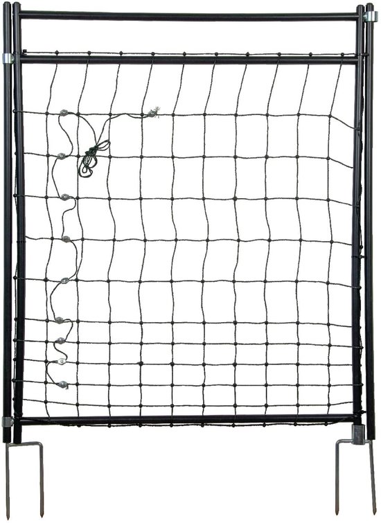 Horizont Hotgate - Portillon pour filet de clôture - Pour filets de 90 à 105 cm de hauteur - Double axe - Électrifiable - Pour filets de clôture FLEX, FIX et autres