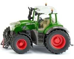 SIKU 3293, Fendt 728 Vario, speelgoedtractor, 1:32, metaal/kunststof, groen, afneembare cabine, rubberen banden