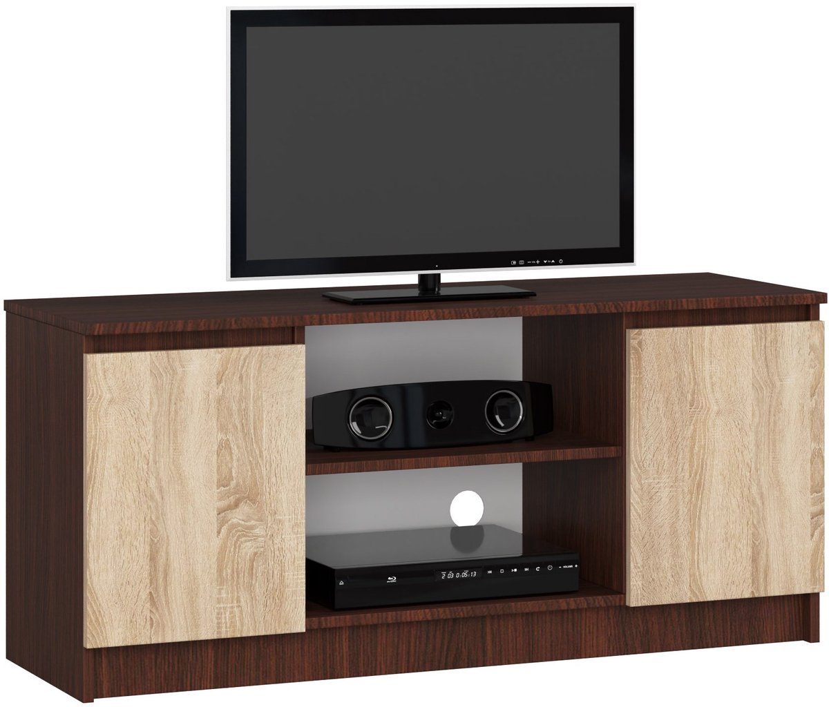 AKORD Furniture Factory OP0LRTVVENSON005, Wengé, 2 schappen, Mat, 2 deur(en), 400 mm, 1200 mm