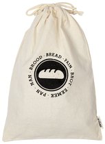 BrandNewCake® Broodzak Katoen 47x31cm (heel brood) - Herbruikbare Broodzak - Broodzak voor Thuisbakkers - Zero Waste - Duurzaam