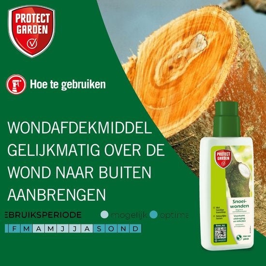 Protect Garden Wondafdekmiddel, 300g - Wondmiddel tegen Snoei- en Schaafwonden op sier- en fruitbomen - Bomen Beschermingsmiddel - Voorkomt Uitdroging en Infecties van Merkloos	 — afbeelding 5