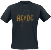 AC/DC Distress Flash Heren T-shirt - zwart - M