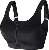 Sportbeha met voorsluiting - Sport BH Rits Superior - Voorkant Ritssluiting - Vrouwen Fitness - Fitness BH Met Rits - Maat M - LOUZIR
