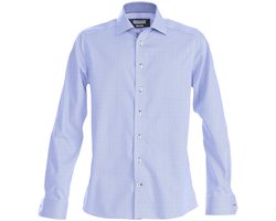 Strijkvrije Overhemden Harvest & Frost Slim Fit Red Bow 22 Heren | 41-42 L | blauw/wit gestreept