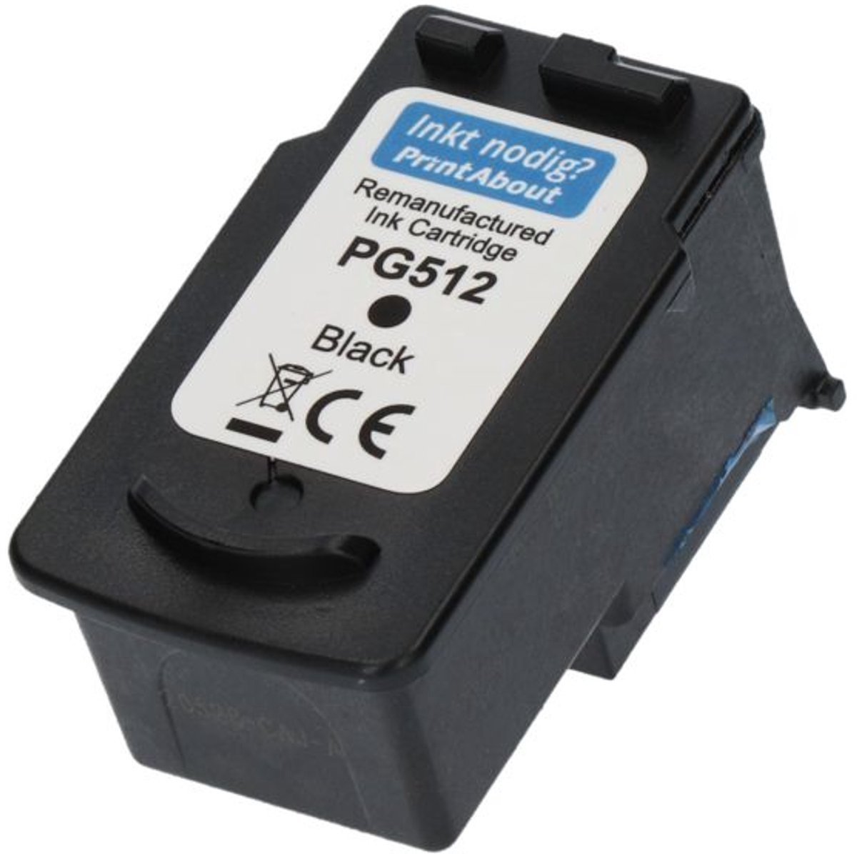 PrintAbout huismerk Inktcartridge PG-510 Zwart Geschikt voor Canon