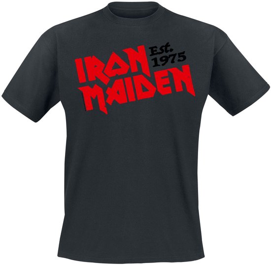 Iron Maiden Est. 1975 Heren T-shirt - zwart - M
