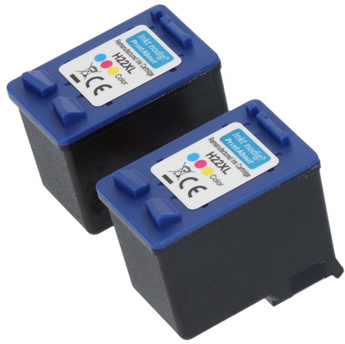 PrintAbout - Inktcartridge / Alternatief voor de HP C9352AE (nr 22) / 3 Kleuren