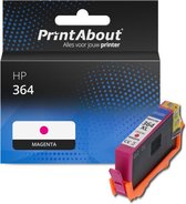 PrintAbout Huismerk HP 364 (CB319EE) Inktcartridge Magenta